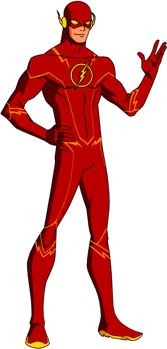 Dc New Earth The - Young Justice The Flash (400x800), Png Download