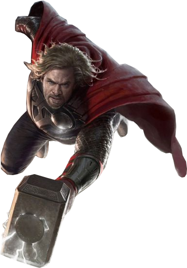 Thor Free Download Png - Thor Png (388x561), Png Download