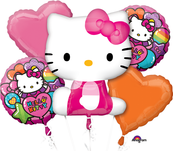 $19 - - Hello Kitty Balloons Png (600x600), Png Download