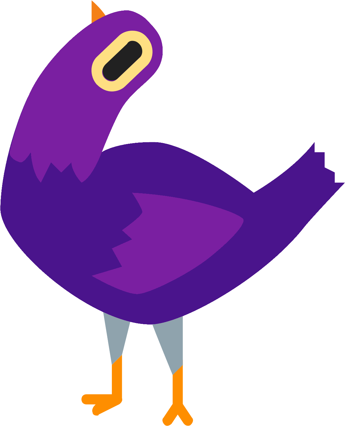 Trash Dove Png Clip Transparent Download - Famous Bird On Facebook (1600x1600), Png Download
