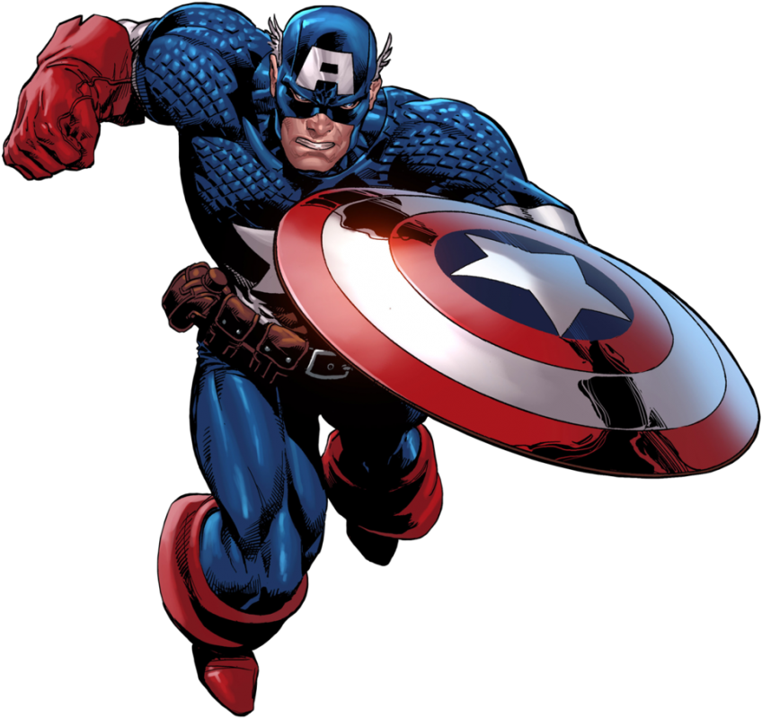 Png Free Download Captain America Clipart - Captain America Clear Background (899x888), Png Download