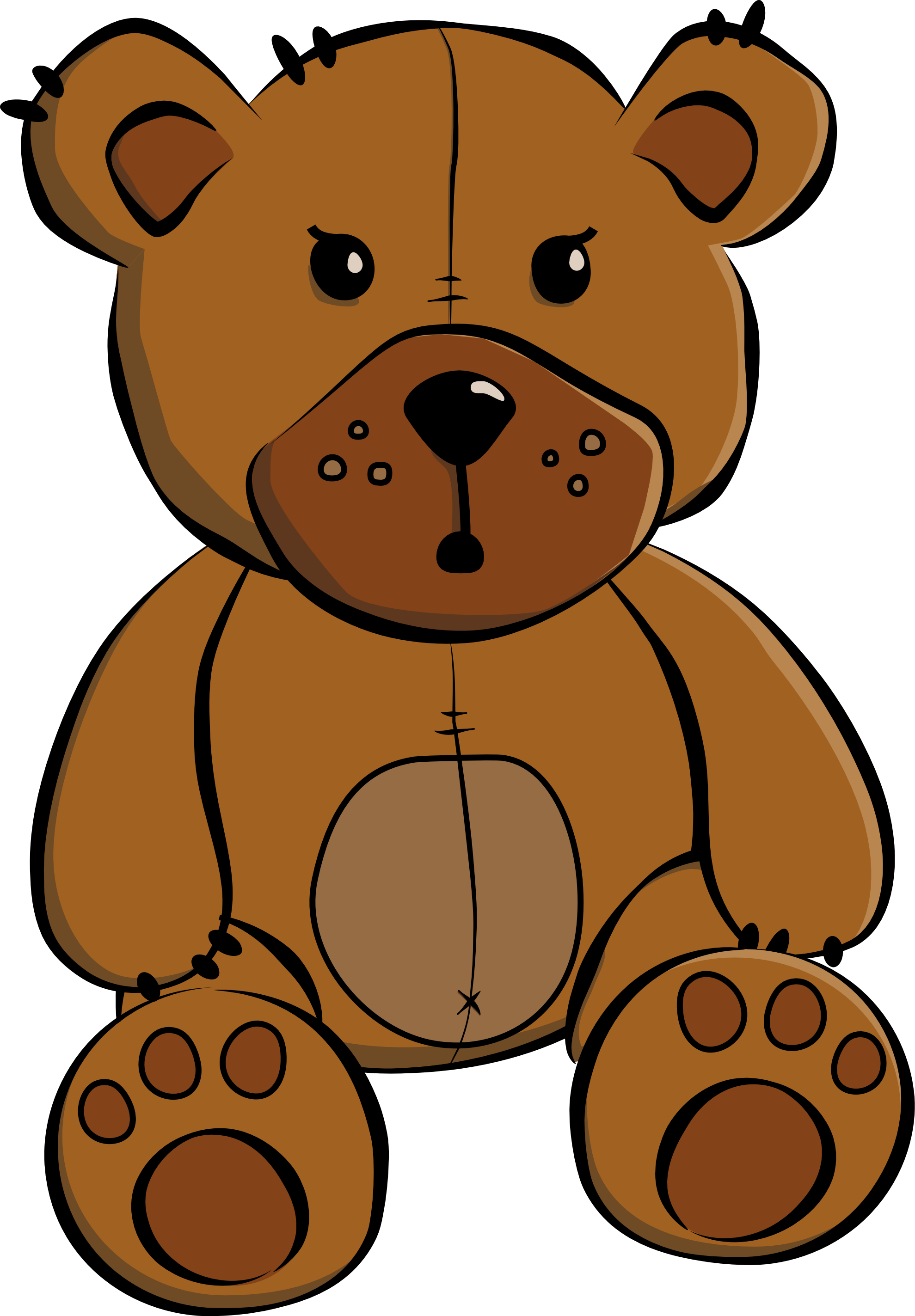 Free Teddy Bear X Clipart Picture Royalty Free Library - Teddy Bear Png Clipart (1331x1915), Png Download