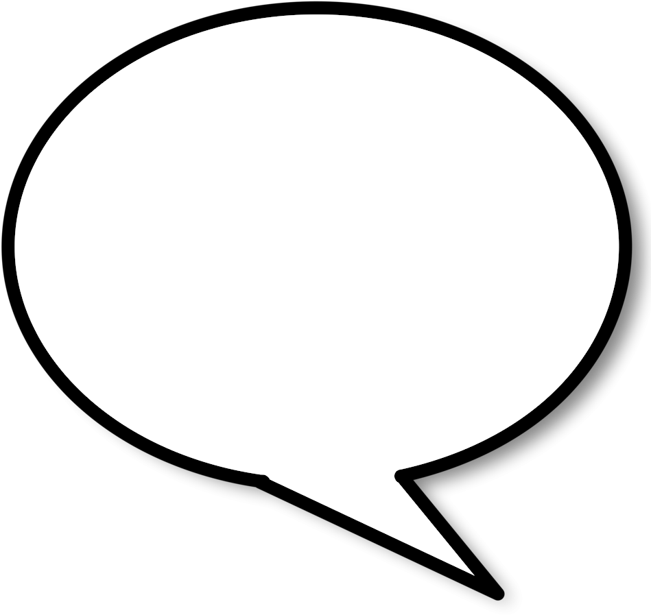 Speech Bubble Transparent Png Download - Speak Bubble Clip Art (958x958), Png Download