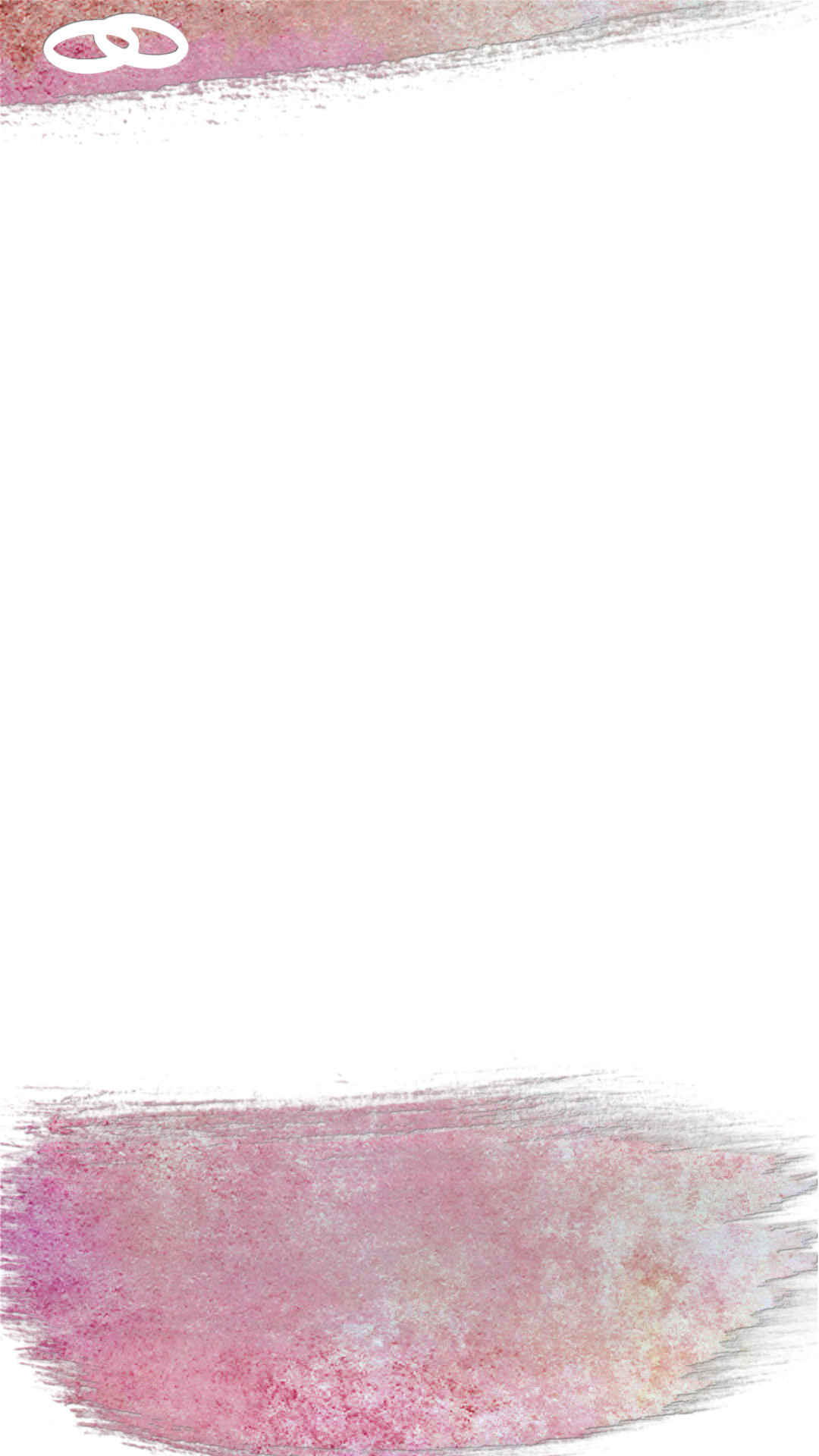 Watercolor Pink - Coin Purse (1080x1920), Png Download