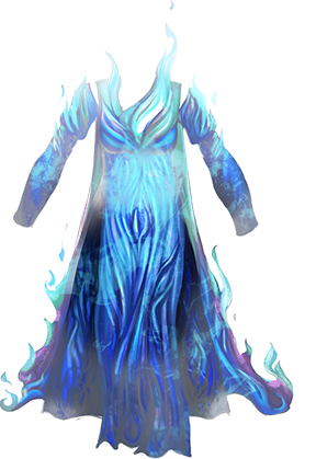 Chest Blue Fire Fashioned F - Blue Fire Transparent Png (288x419), Png Download