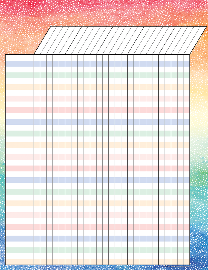 Tcr7930 Watercolor Incentive Chart Image - Teacher Created Resources Colorful Scribble Incentive (900x900), Png Download