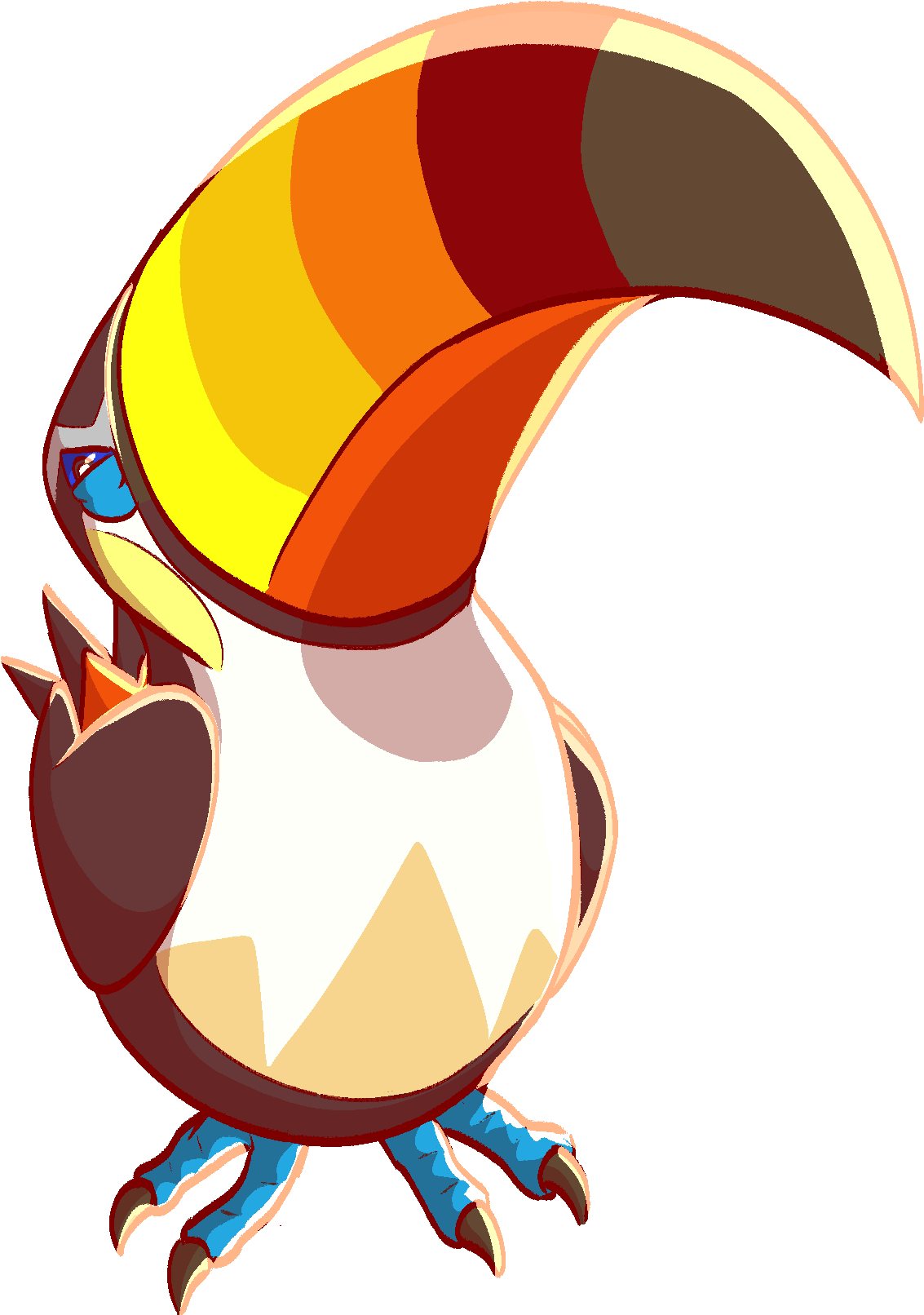 Pokémon Sun And Moon - Pokemon Toucannon Fanart (1183x1634), Png Download