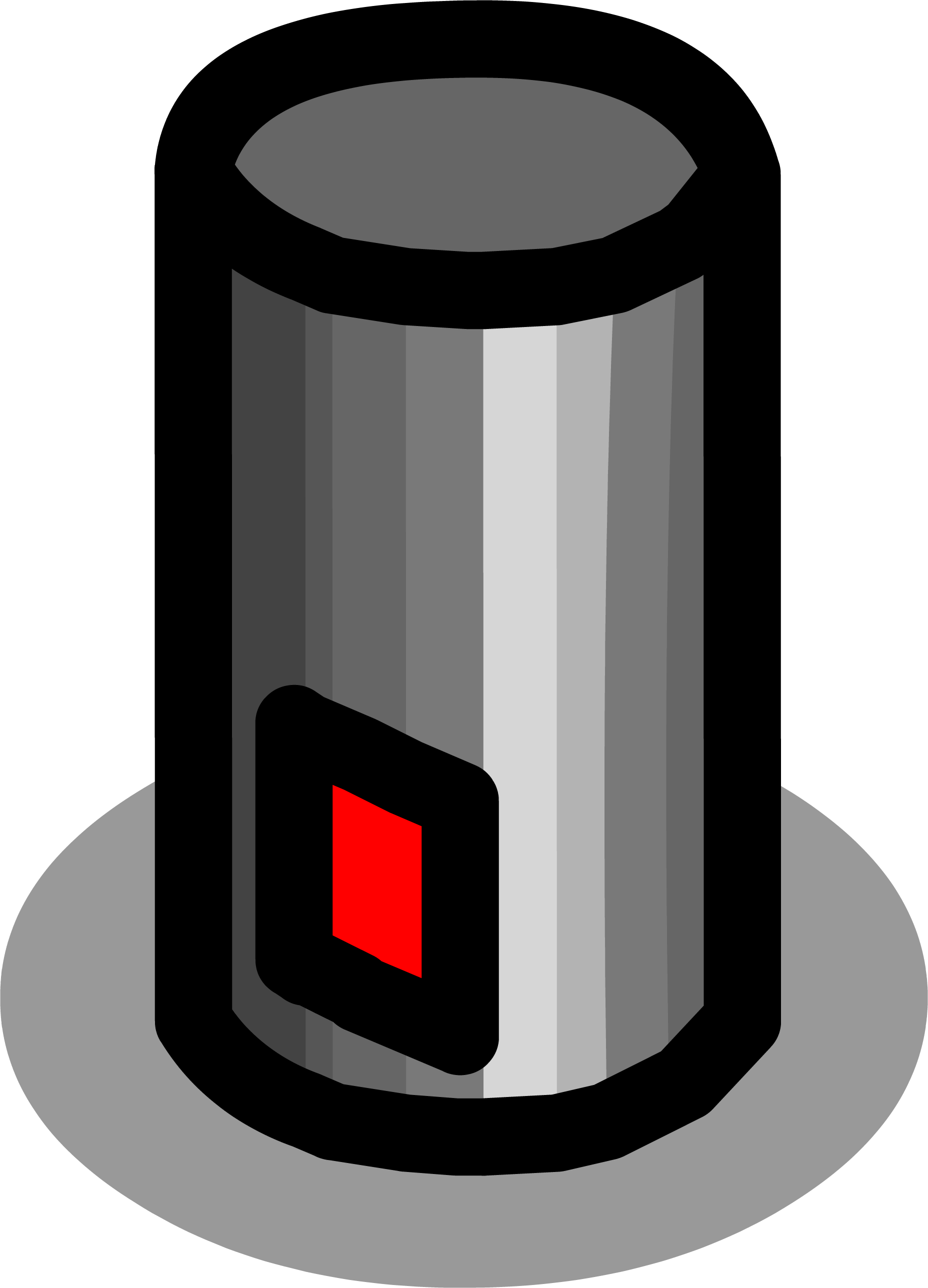 Single Flare - Club Penguin Flare (1856x2576), Png Download