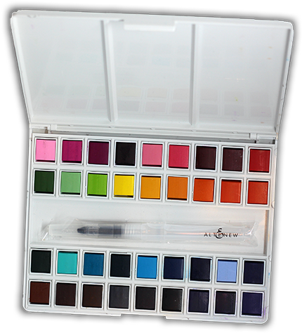 Altenew Watercolor Pan Set - Altenew 36 Pan Set Watercolor (650x650), Png Download