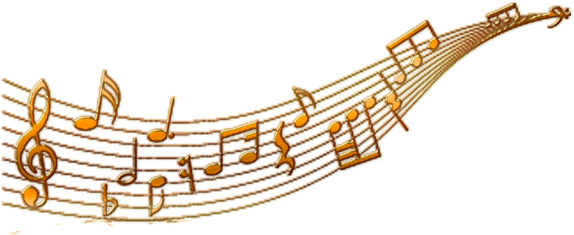 Music Notes Download Png Image - Music (2000x931), Png Download