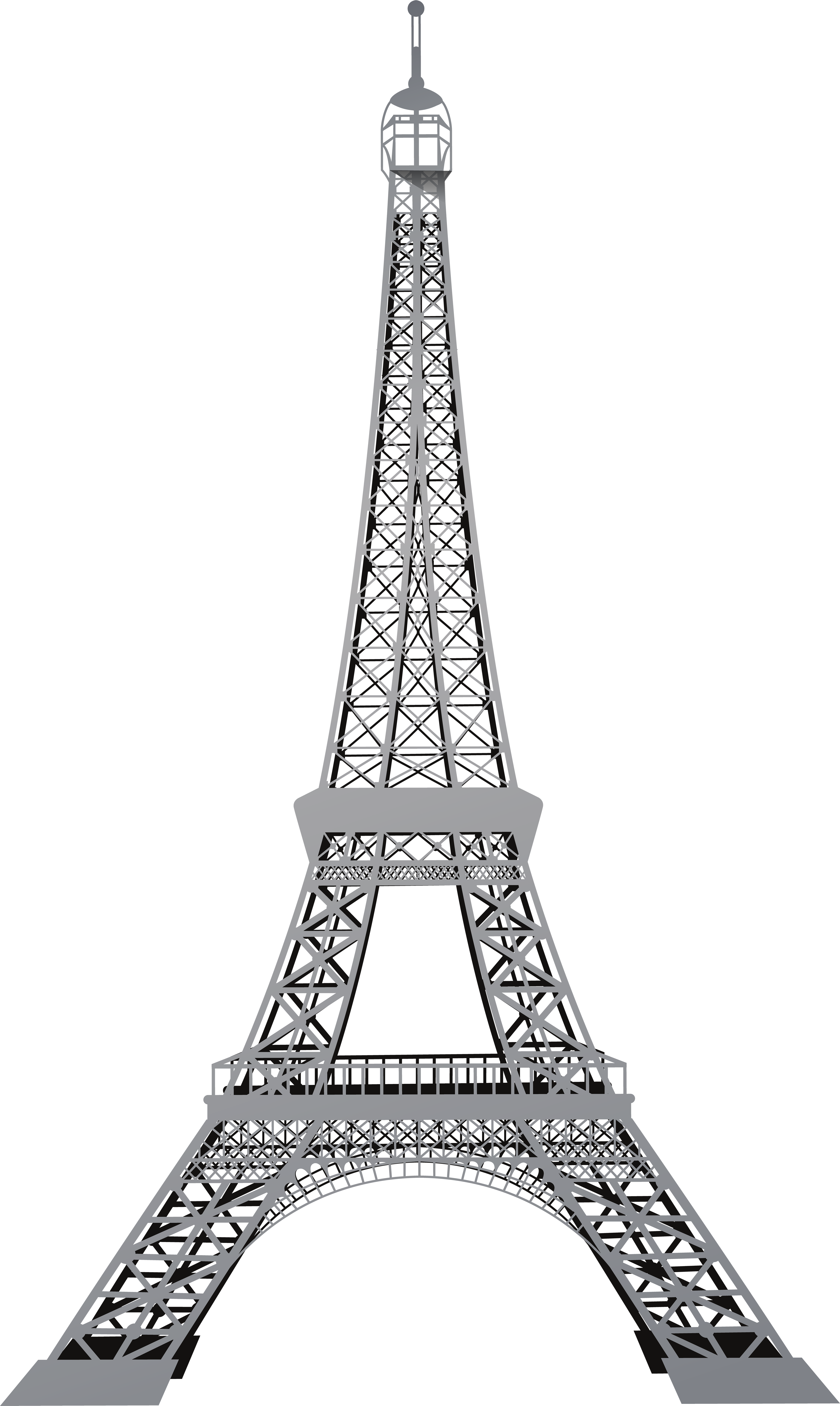 Eiffel Tower Png Clip Art - Eiffel Tower Clipart Png (4781x8000), Png Download