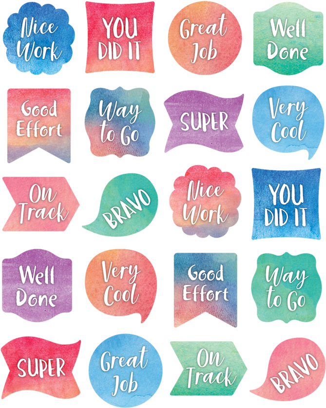 Tcr8974 Watercolor Stickers Image - Stock Illustration (900x900), Png Download