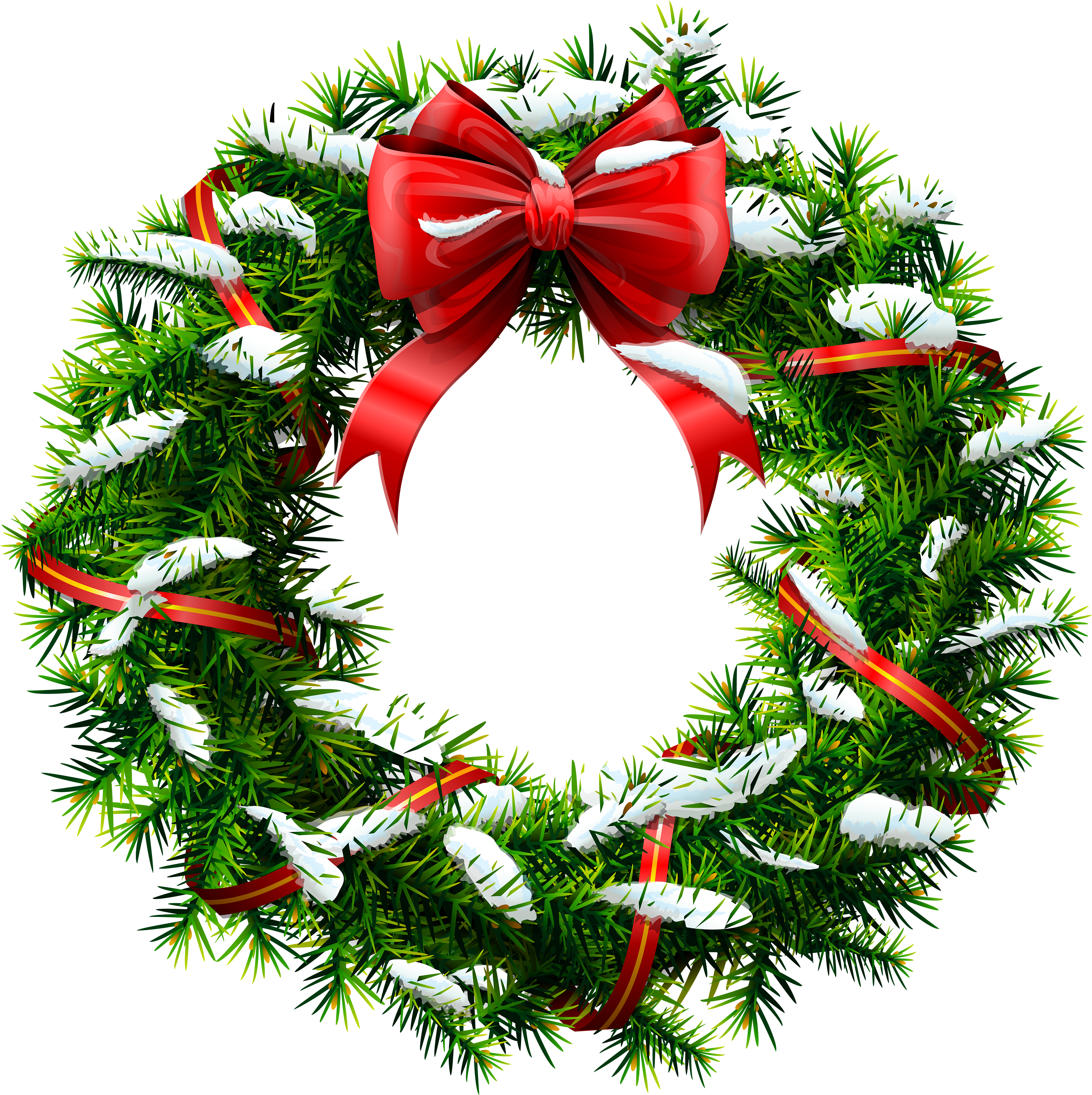 Christmas Wreath Png (3990x4000), Png Download