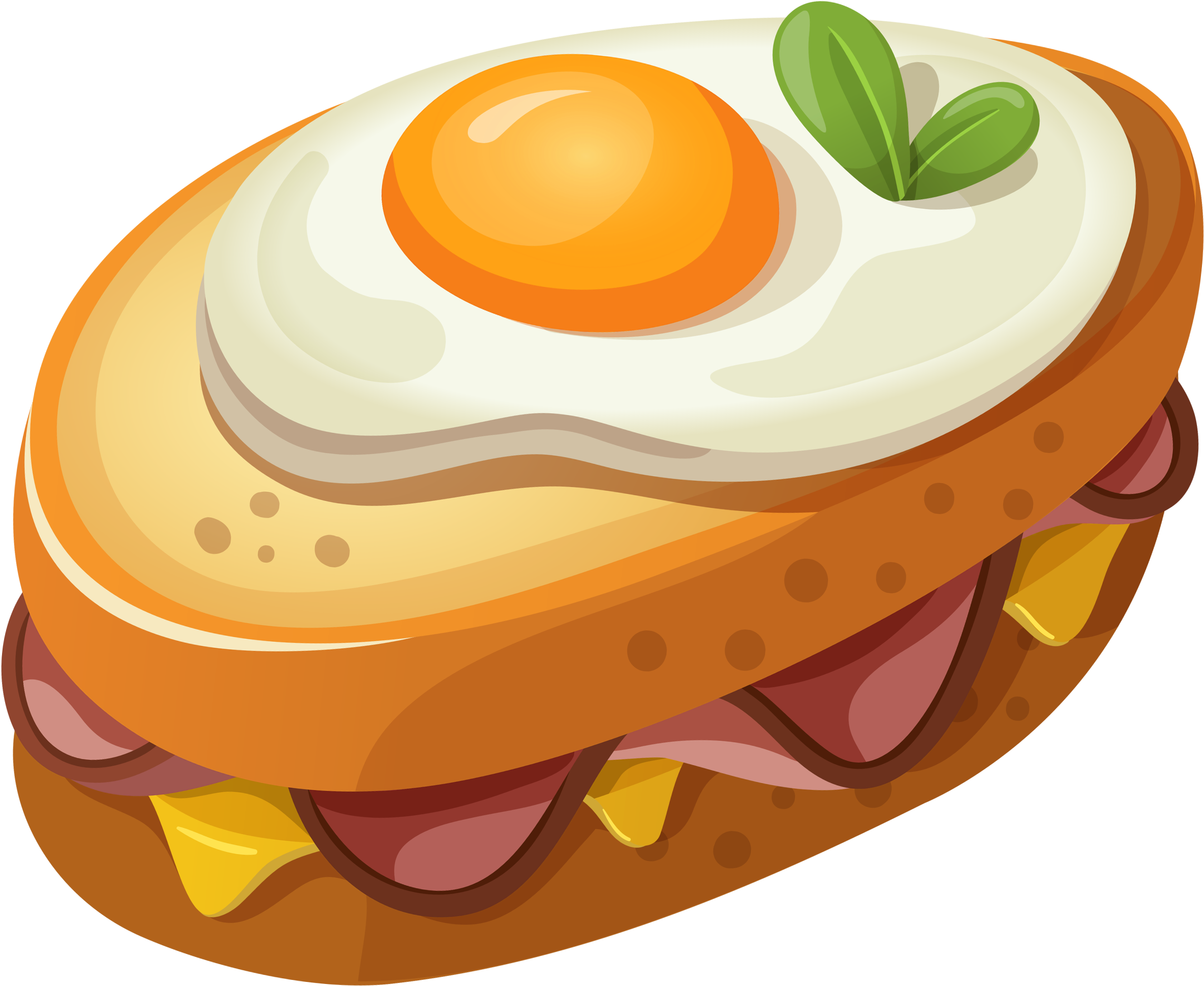 Egg Sandwich Clipart (2526x2078), Png Download