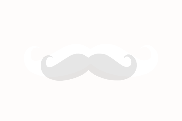 How To Set Use Grey Mustache Clipart (600x400), Png Download