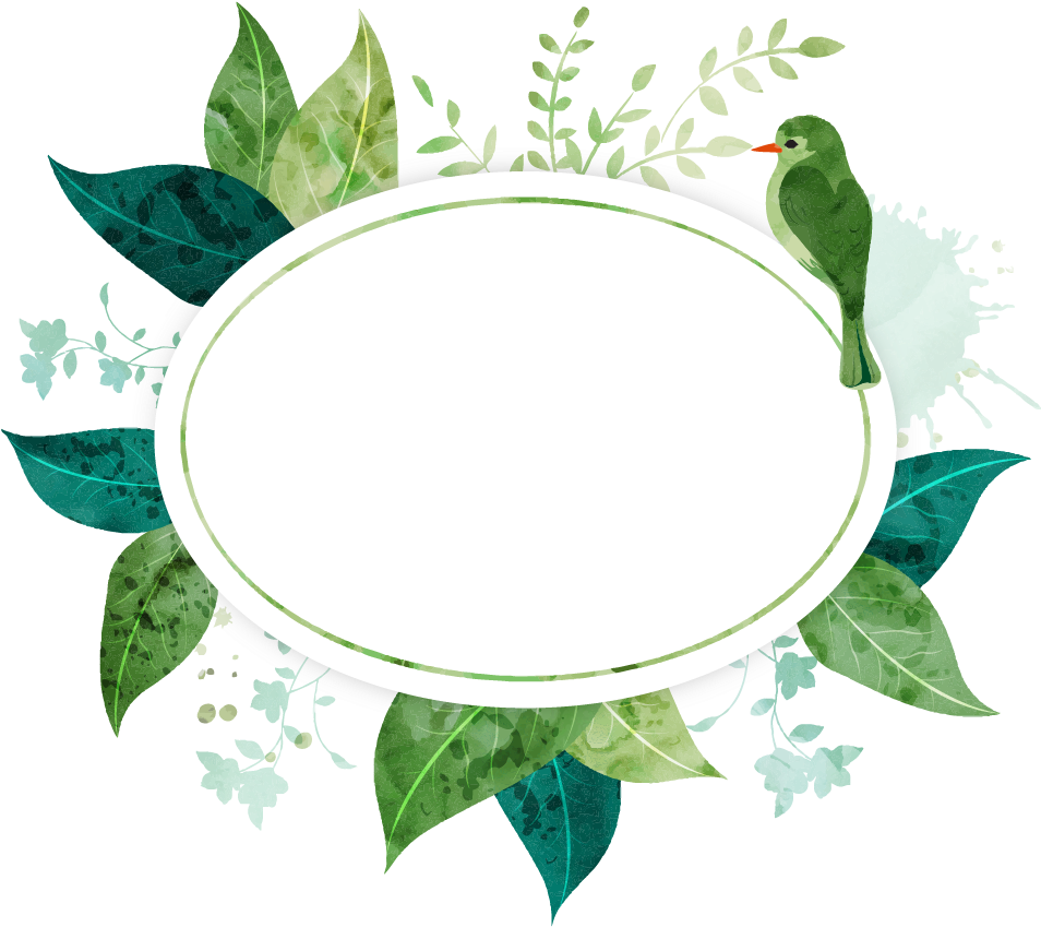Watercolor Painting Leaf - Serving Tray (1250x1250), Png Download