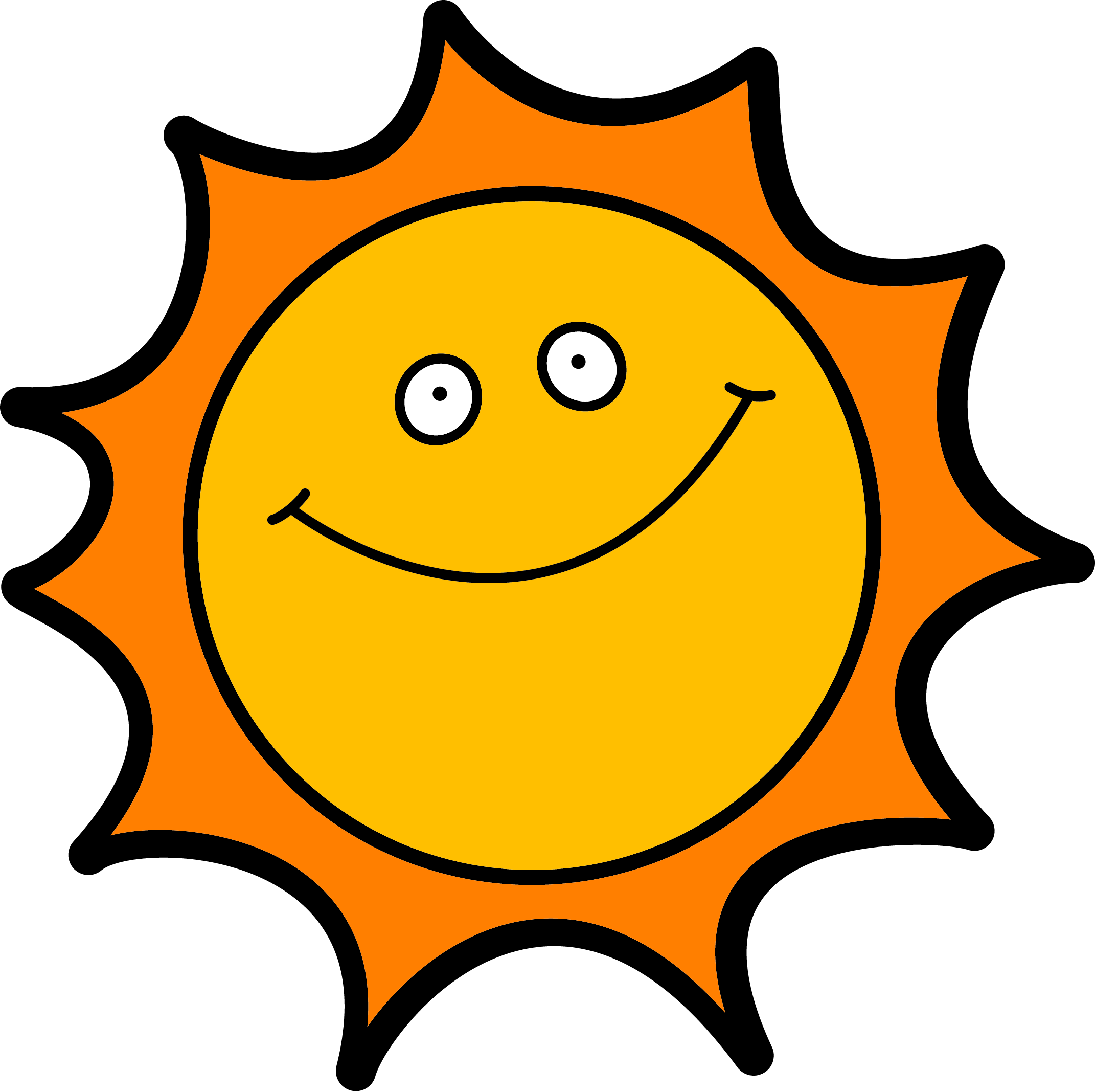 Sun Clipart For Kid Png - Sun Clipart (2142x2135), Png Download