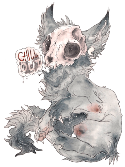 Pin By Dallas Shears On Tattoos - Рисунки Мифических Существ (400x534), Png Download