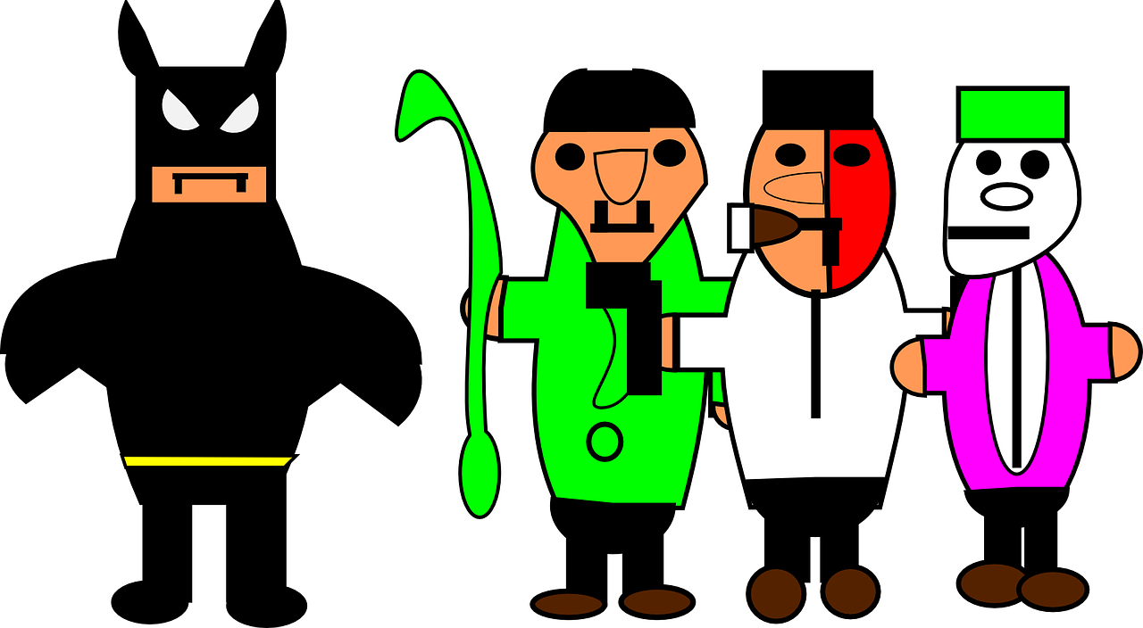 Batman - Clip Art (800x440), Png Download