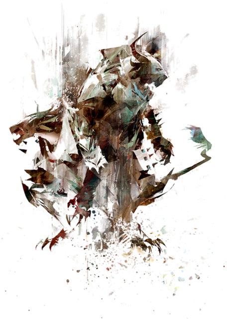 Charr 02 Concept Art - Guild Wars 2 (500x666), Png Download