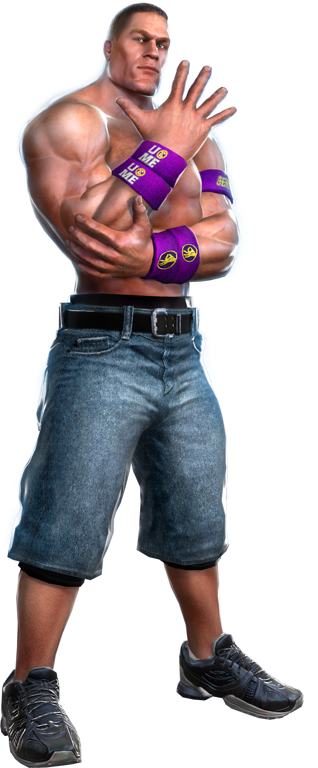 John Cena - Wwe All Stars John Cena Attire (1837x2750), Png Download