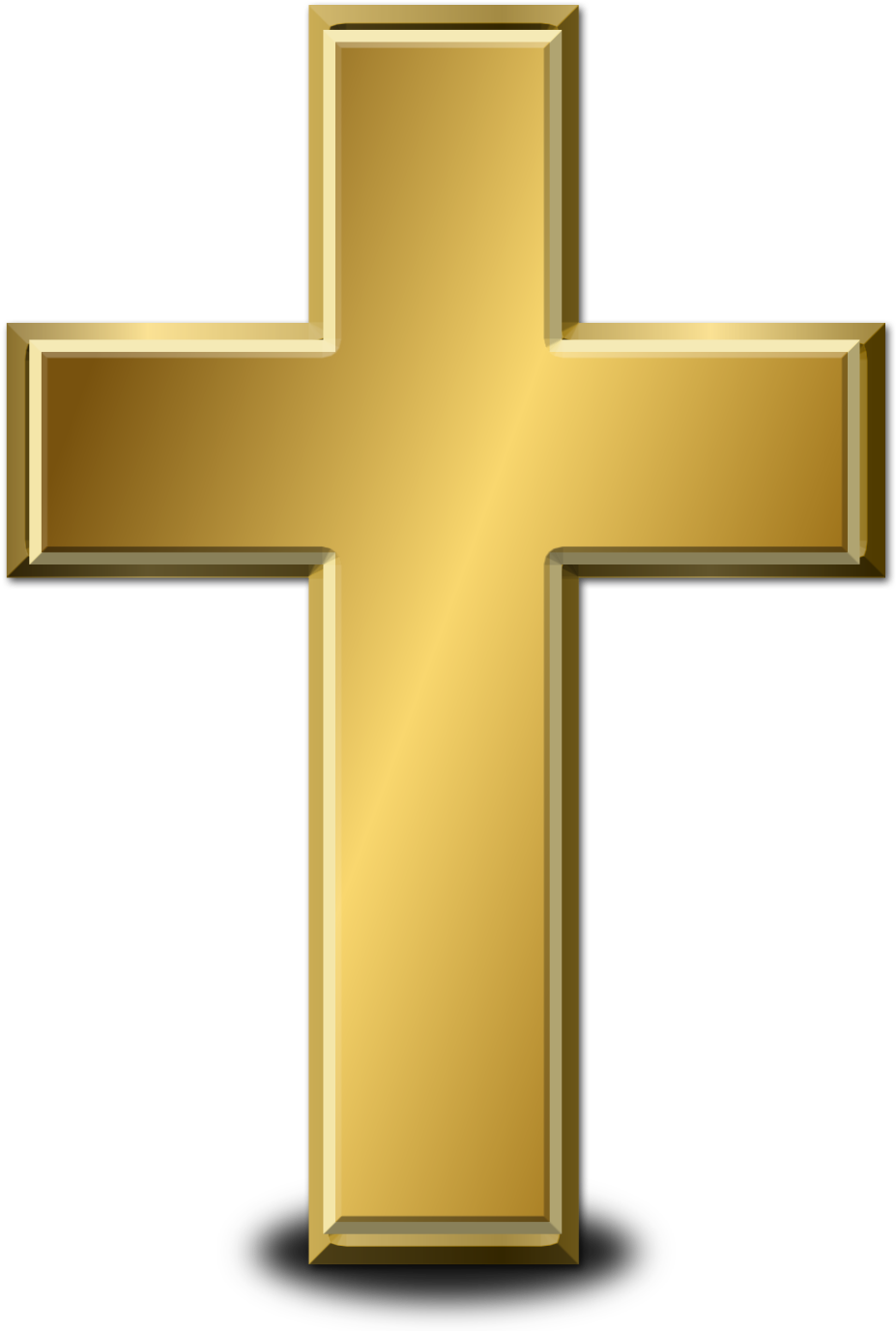 Gold Cross Png - Cross Png (1022x1402), Png Download