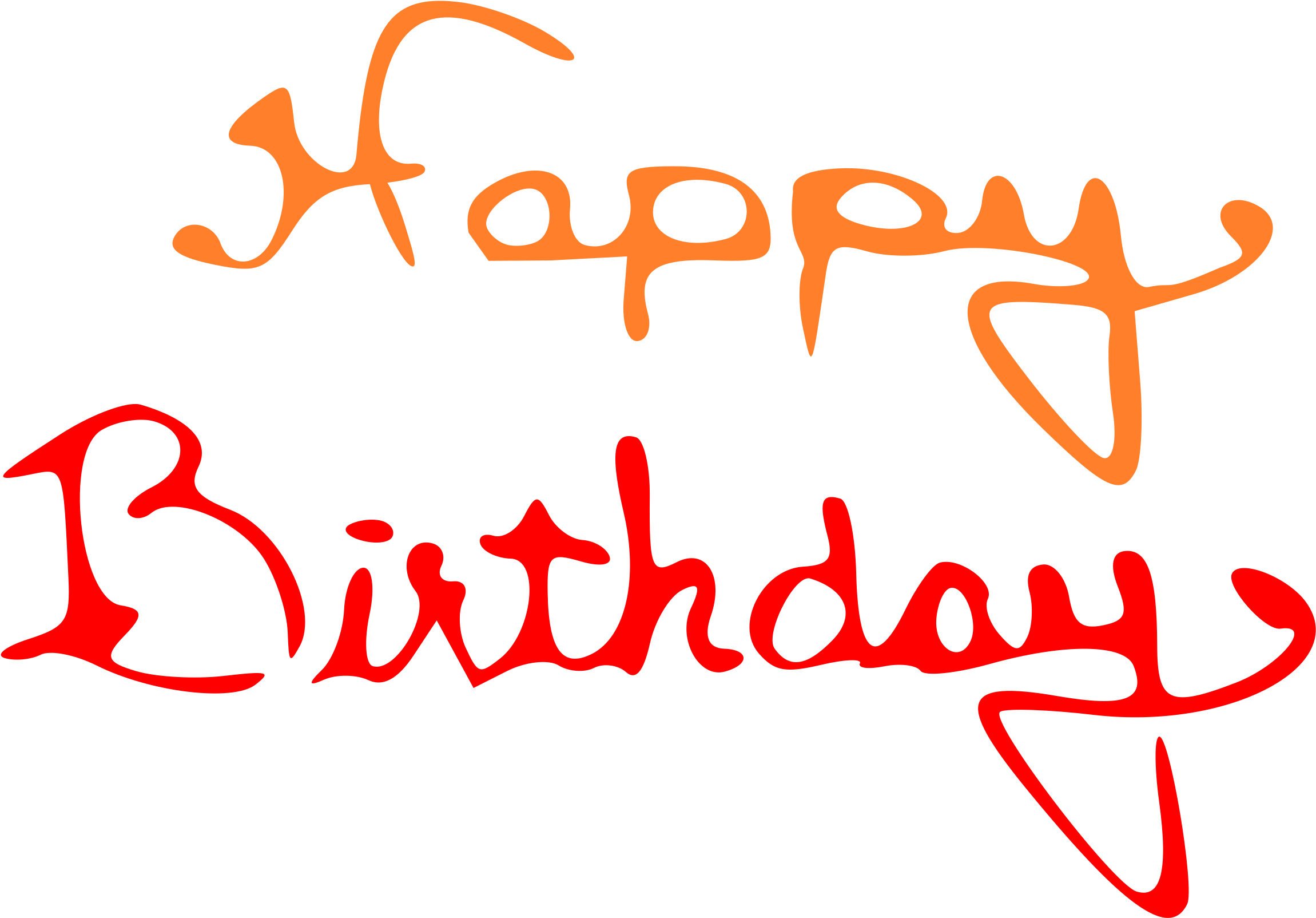 This Free Icons Png Design Of Happy Birthday (2400x1697), Png Download