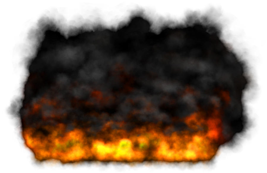 Fire Smoke Png Hd - Fire And Smoke Png (900x584), Png Download