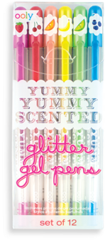 Yummy Yummy Scented Glitter Gel Pens - Ooly Gel Pens (400x400), Png Download
