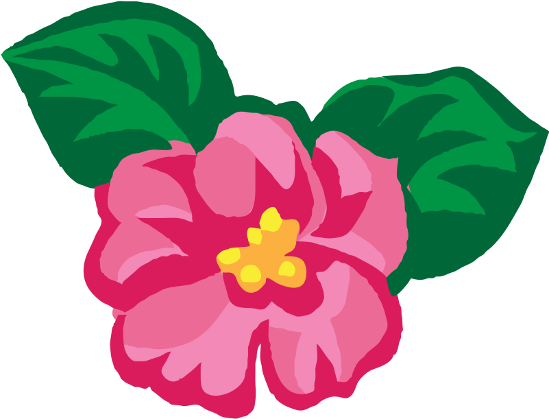 Flower Chain Clip Art - African Violet (800x800), Png Download