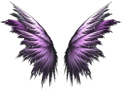 Angel Wings Png - Purple Angel Wings Png (400x300), Png Download