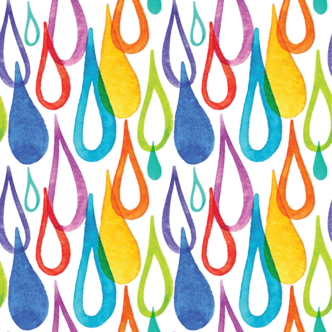 Watercolor Drops Photo Backdrop - Watercolor Painting (480x480), Png Download