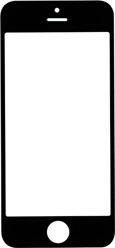 Iphone 5 Png Transparent - Iphone Mock Up Png (1200x1200), Png Download