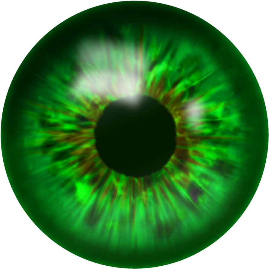 Green Eyes Png Image - Picsart Eye Lens Png (1024x1024), Png Download