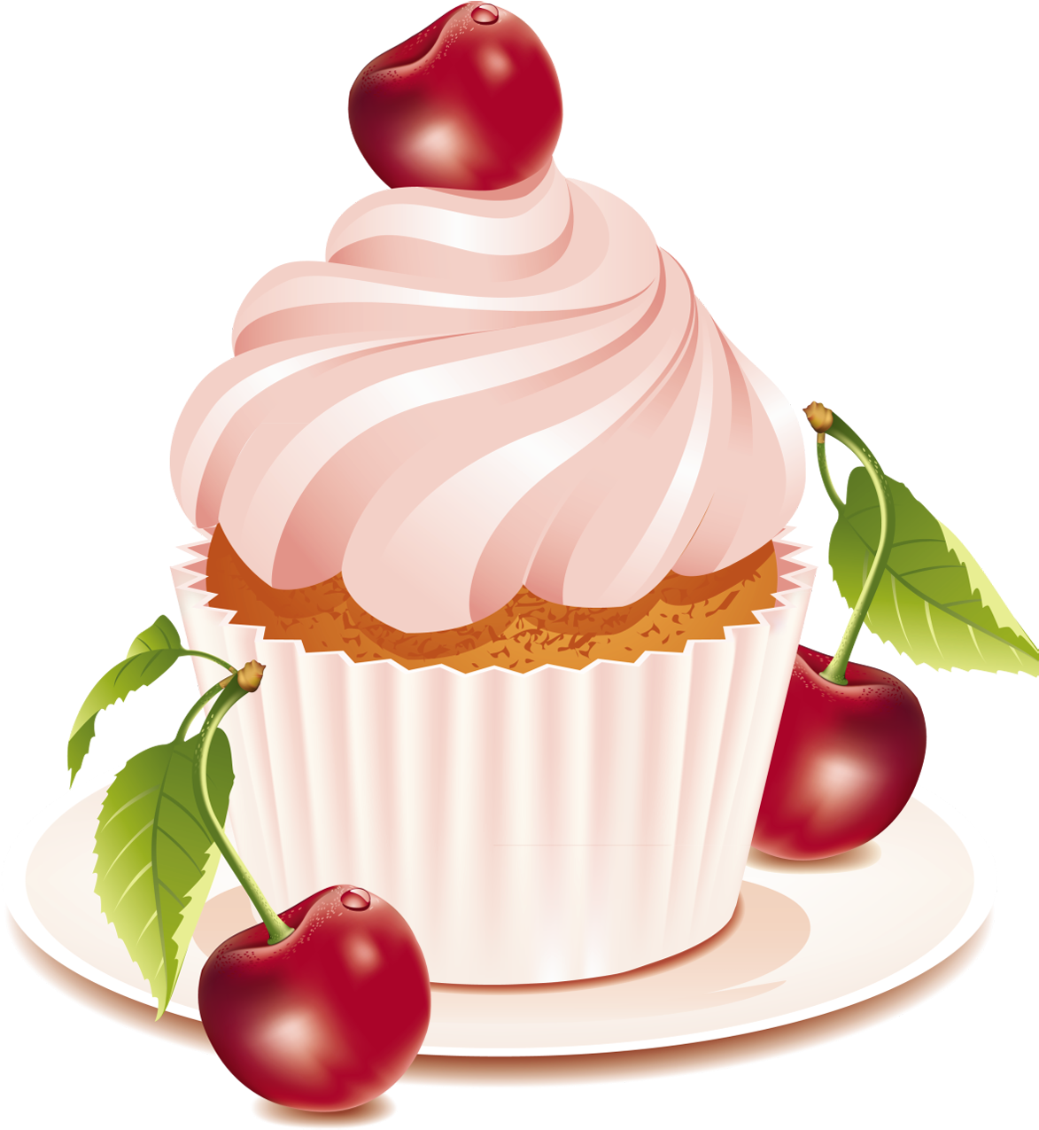 Clip Art Transparent Download Cherry Png Gallery Yopriceville - Clipart Cake Png (1200x1298), Png Download