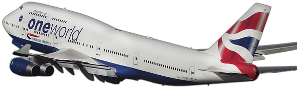 Airline, Airplane, B-747, Plane Aircraft - Airplane (603x340), Png Download