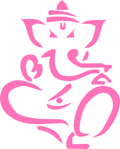 Black And White Ganpati (480x595), Png Download