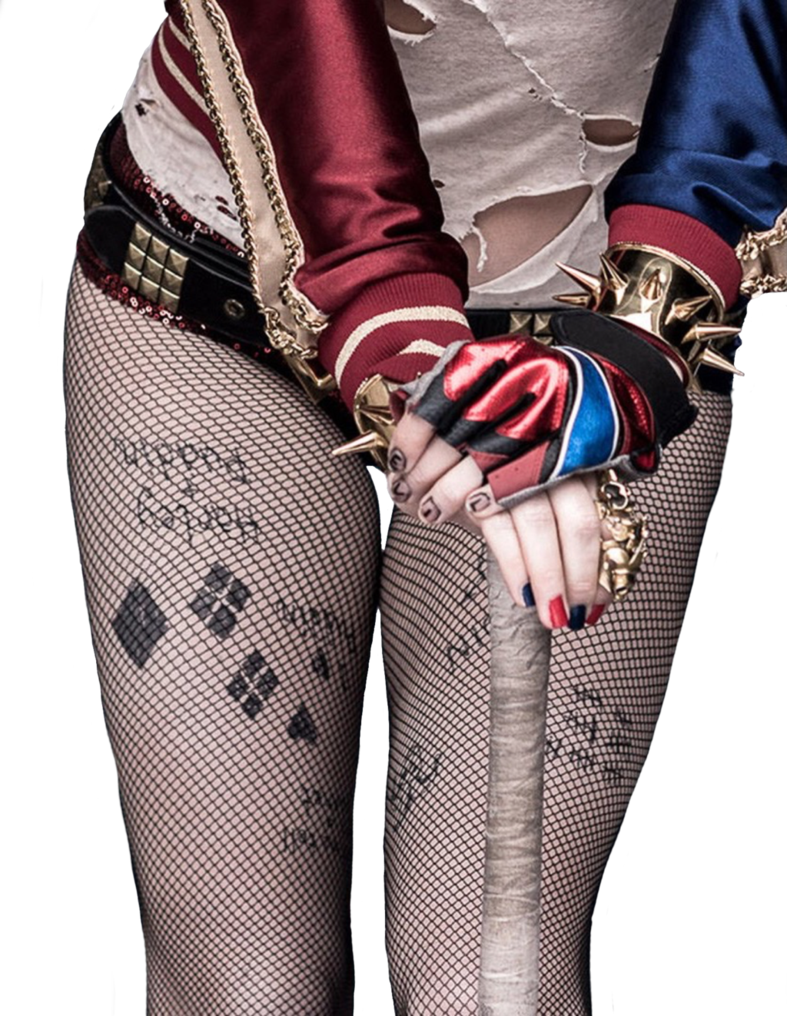 Harley Quinn Suicide Squad Png Image - Harley Quinn Tattoos Bein (787x1016), Png Download