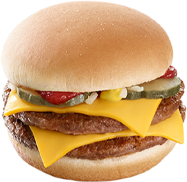 Cheeseburger Nutrition Information Eat - Double Cheeseburger Meal (800x600), Png Download