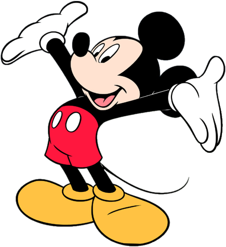 Mickey Mouse Soloparachicas - Dibujo De Mickey A Color (452x493), Png Download