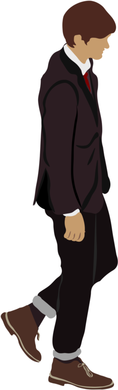 Work Person Walking (1000x966), Png Download