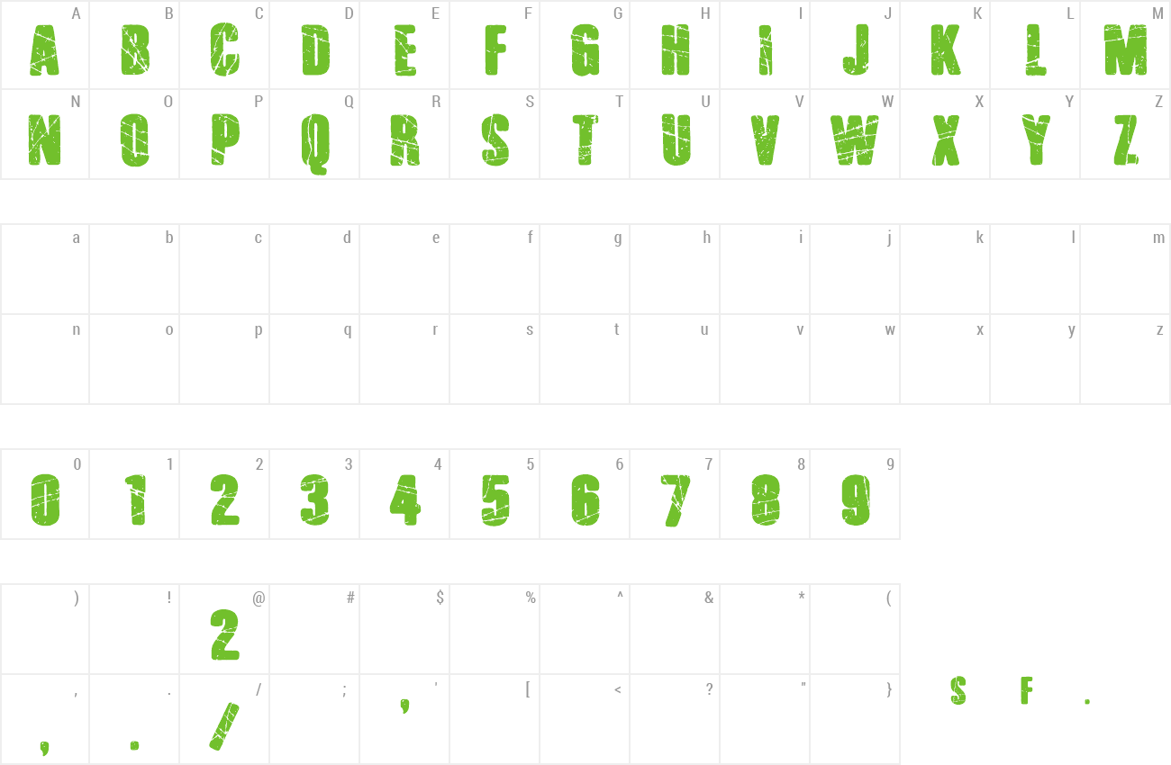 Font Barb Wire Club Preview - Free Font Palm (1300x850), Png Download