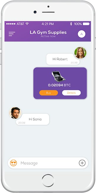 Encrypted Messenger - Iphone (740x740), Png Download
