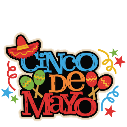 Cinco De Mayo Title Svg Scrapbook Cut File Cute Clipart - Cinco De Mayo Png (432x432), Png Download