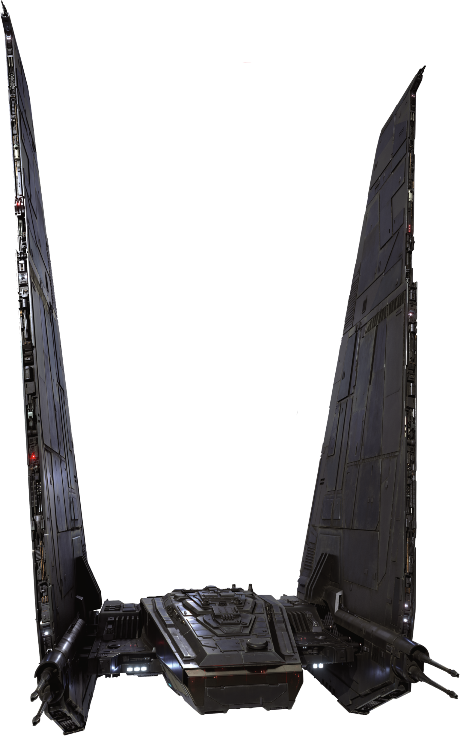 Kylo Rens Command Ship - Kylo Rens Space Ship (1535x2453), Png Download