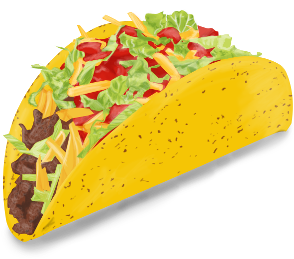 Tacos Png Pics - Taco Png (600x600), Png Download