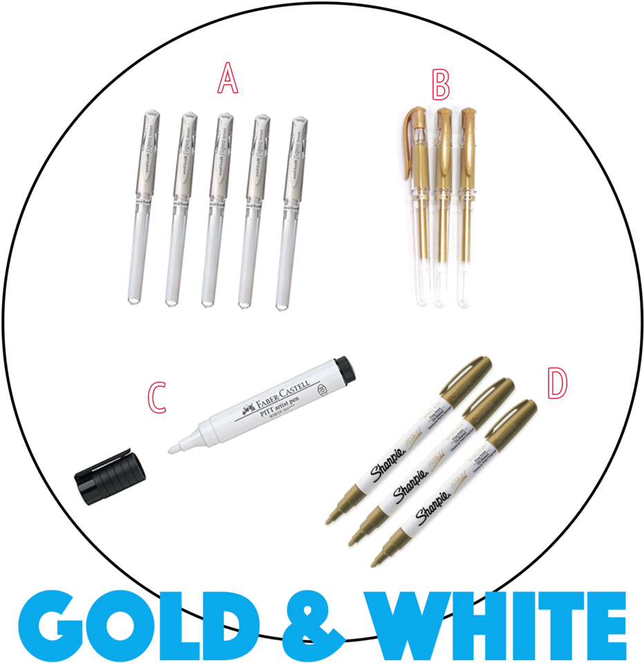 11 Goldwhite Site - Sharpie Paint Marker Oil Based Fine Point Pink 3-markers (1000x1000), Png Download