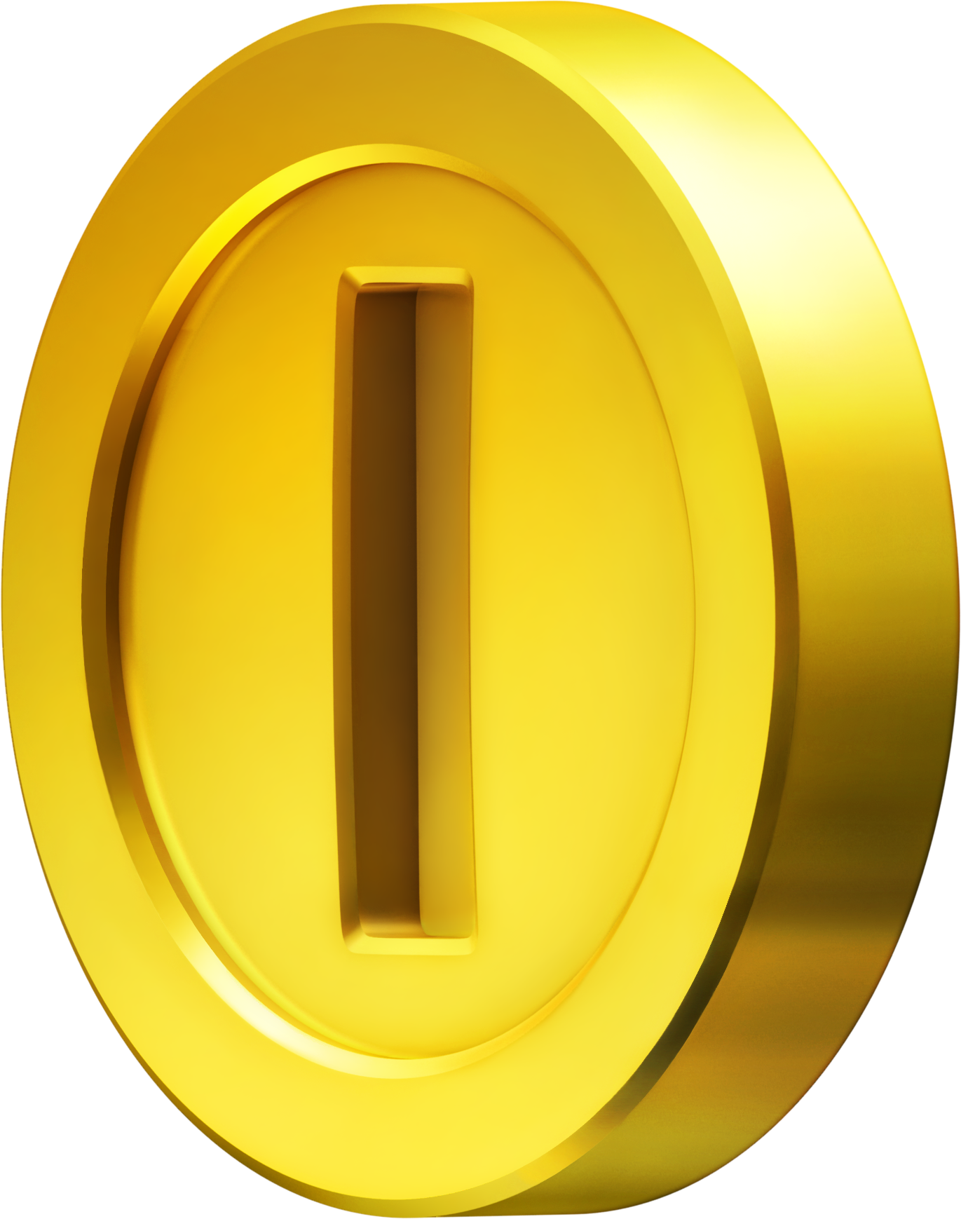Coins Clipart Super Mario Coin - Mario Gold Coin Png (1371x1739), Png Download