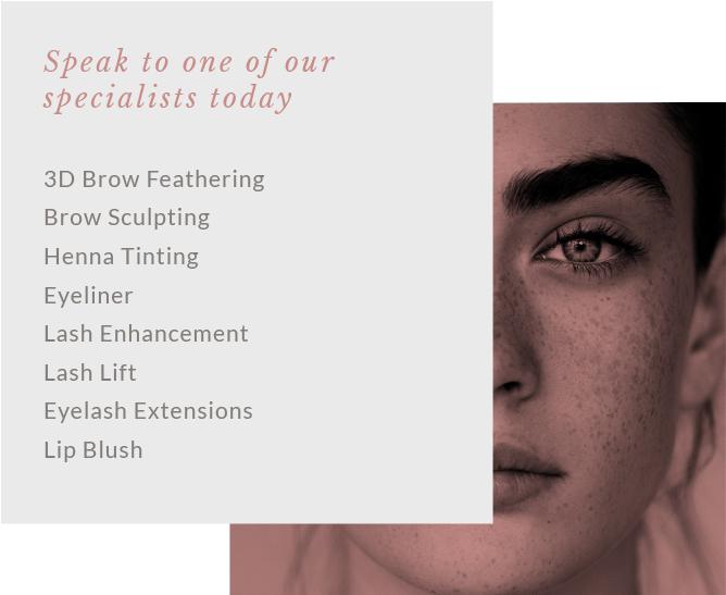 Speak To One Of Our Specialists Today - Beauty & Brow Co. (779x546), Png Download