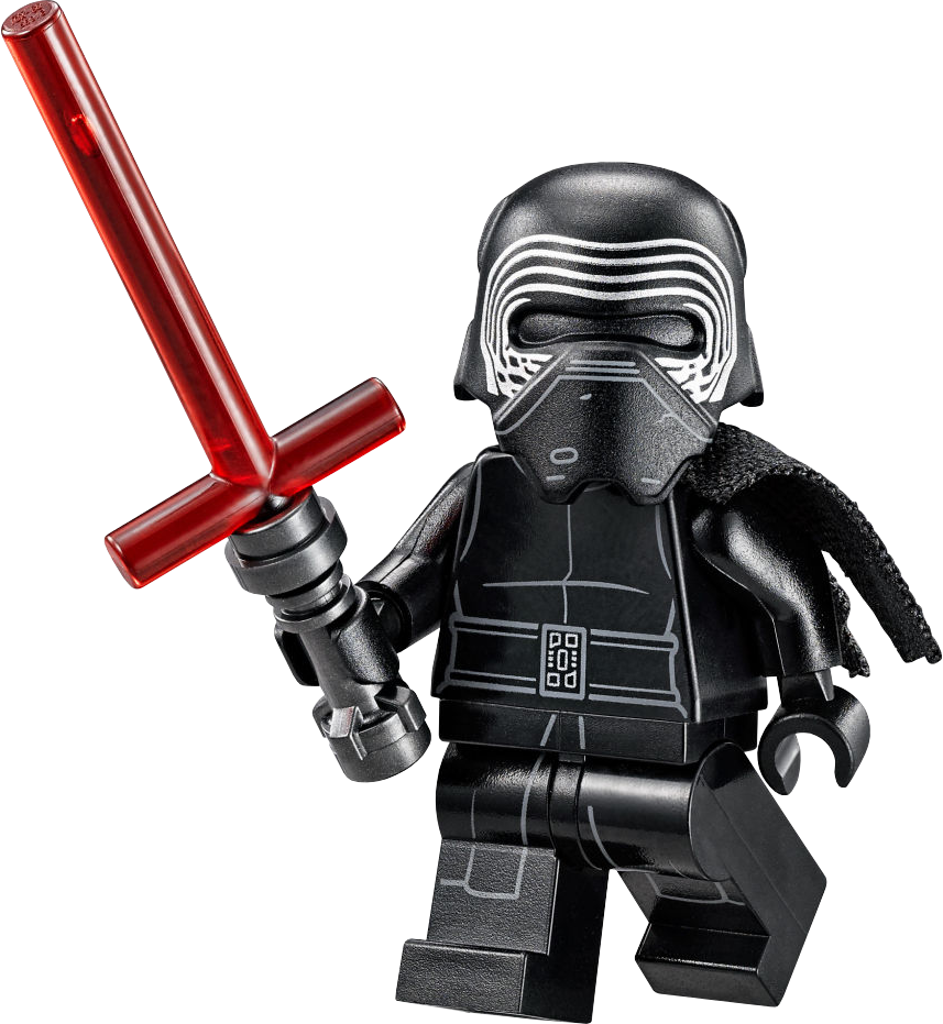 Lego Kylo Ren - Star Wars Kylo Ren Lego Figure (857x931), Png Download